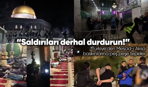 Son dakika! Dışişleri Bakanlığından İsrail güçlerinin Mescid-i Aksa baskınına tepki: Saldırıları derhal durdurun