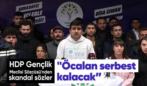 HDP Gençlik Meclisi Sözcüsü Gövercin'den skandal sözler! "Öcalan'a uygulanan tecride son vereceğiz" AK Parti'den 6'lı masaya sert tepki: Söz mü verdiniz!
