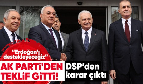 Son dakika! AK Parti'den DSP'ye sürpriz ziyaret!