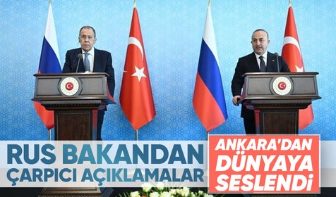 Son dakika! Ankara'da kritik anlar: Sergey Lavrov- Mevlüt Çavuşoğlu görüştü