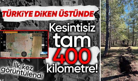 Türkiye diken üstünde! Kahramanmaraş merkezli meydana gelen depremlerin ardından oluşan 400 kilometrelik yüzey kırığı havadan görüntülendi