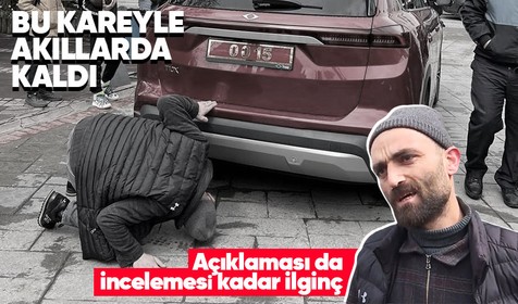 Togg'u en ilginç şekilde inceleyen vatandaştan açıklama var