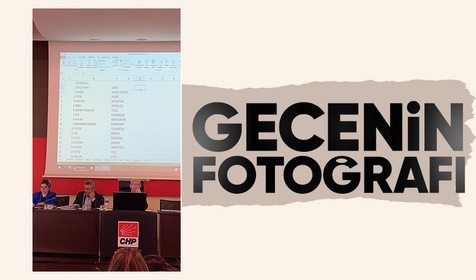 Kemal Kılıçdaroğlu'nun milletvekili aday listelerini belirlerken çekilen karesi gecenin fotoğrafı oldu