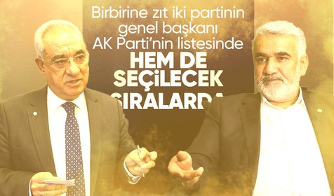 Son dakika seçim haberleri... DSP Genel Başkanı Önder Aksakal ile HÜDA-PAR Genel Başkanı Zekeriya Yapıcıoğlu AK Parti'den milletvekili adayı oldu