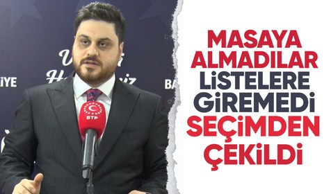 BTP Genel Başkanı Hüseyin Baş seçimlerden çekildiklerini açıkladı! Millet İttifakı'nı destekleyecekler