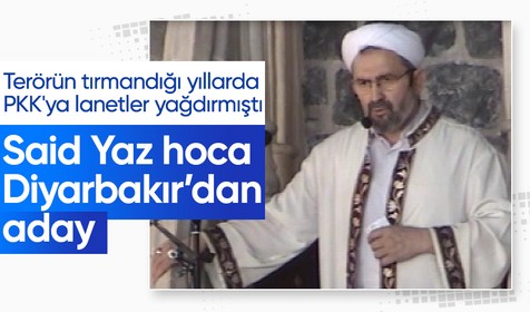 Diyarbakır Ulu Cami'nde verdiği vaazlar beğeni toplamıştı: Mehmet Said Yaz Diyarbakır'dan AK Parti Milletvekili aday oldu
