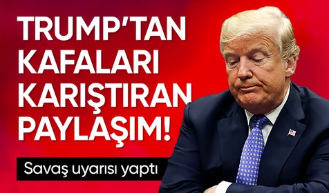 Eski ABD Başkanı Donald Trump'tan kafaları karıştıran paylaşım