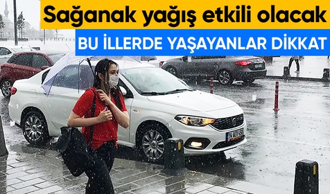 Meteoroloji Genel Müdürlüğü uyardı: Türkiye'nin tamamı sağanak yağışlı