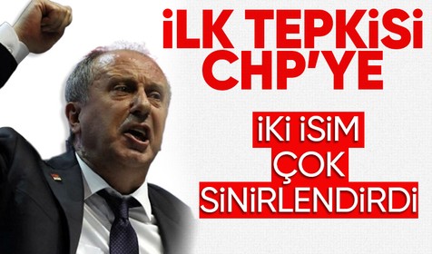 Muharrem İnce, CHP'nin milletvekili adaylarından iki isme tepki gösterdi