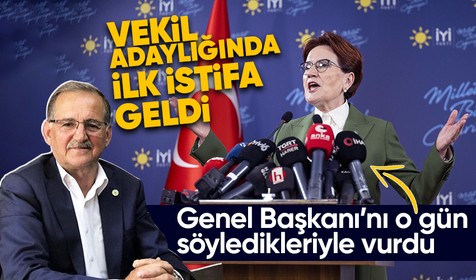 İYİ Parti Kırklareli milletvekili adayı Hilmi Kahraman, Genel Başkanı'nın sözlerini kullanarak istifa etti
