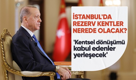 Cumhurbaşkanı Erdoğan'dan ortak yayınında açıklamalar: Vatandaşlarımızı rezerv şehirlere taşıyacağız