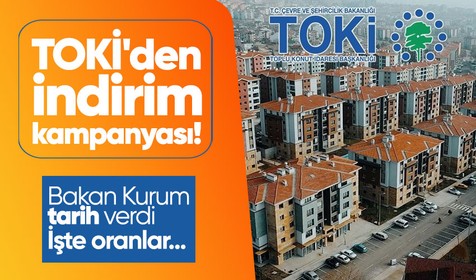 Son dakika! TOKİ'den indirim kampanyası! Bakan Murat Kurum duyurdu