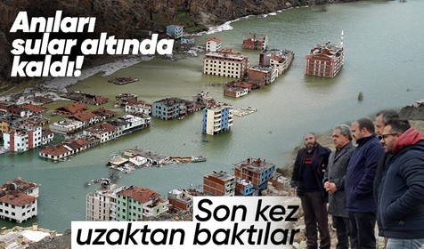Yusufeli Barajı'nda su yüksekliği 106 metreyi aştı! Halk eski yerleşim yerlerine son kez baktı