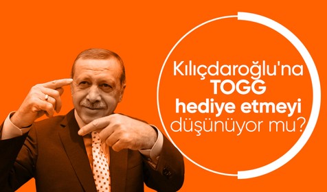 Erdoğan'a "Kılıçdaroğlu'na TOGG hediye etmeyi düşünüyor musunuz?" diye soruldu