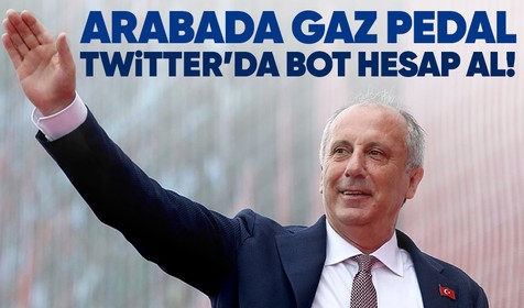 Son 20 günde takipçi sayısı 300 bin civarı azalan Muharrem İnce'nin hesabına bot takipçi yüklendiği ortaya çıktı