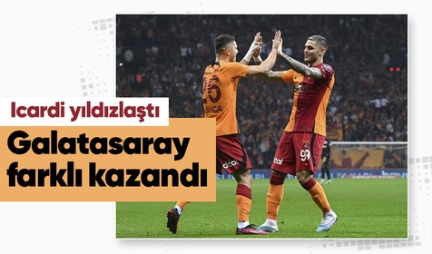Süper Lig'in 29. hafta mücadelesinde Galatasaray, sahasında Kayserispor'u 6-0 mağlup etti