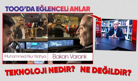 Togg'da eğlenceli anlar! Cumhurbaşkanı Erdoğan'ın sesini taklit eden Muhammed Nur Nahya, Bakan Varank ile sohbet etti, CHP'ye esprili eleştiriler peş peşe geldi