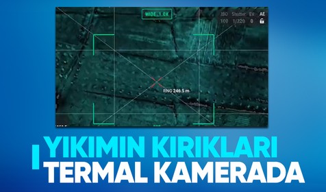 Yıkımın kırıkları termal kamerada: Yüzey kırıkları kilometrelerce uzandı