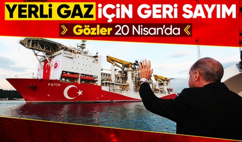 Enerji ve Tabii Kaynaklar Bakanı Fatih Dönmez  "Karadeniz Gazı Devreye Alma Töreni" öncesi son hazırlıkları havadan inceledi