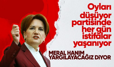 İYİ Parti'nin oyları düşüyor partide istifalar sürüyor! Meral Akşener: Recep Bey ve arkadaşlarına karşı adil davranacağımıza söz veriyoruz