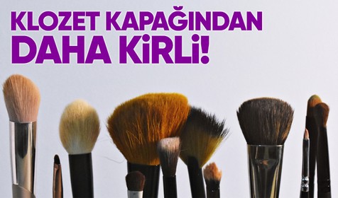 Korkutan araştırma: Makyaj fırçaları klozet kapağından daha kirli
