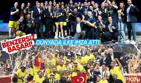 Fenerbahçe Avrupa'yı salladı bir ilke imza attı! Hem erkekler hem kadınlarda şampiyon