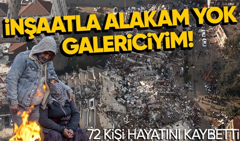 Kahramanmaraş merkezli depremler sonrası yıkılan sitenin müteahhidinden "inşaatla alakam yok, galericiyim" savunması