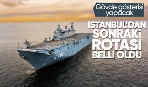TCG Anadolu, Karadeniz'i turlayacak! Bakan Akar: TSK'nın gücünü herkes görecek