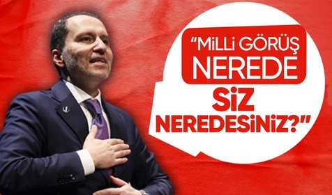 Yeniden Refah Partisi Genel Başkanı Fatih Erbakan katıldığı programda sert eleştirilerde bulundu! "Milli görüş nerede siz neredesiniz?"