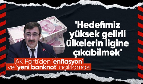 500 TL'lik banknot iddiaları yanıt buldu! AK Partili Cevdet Yılmaz'dan açıklamalar: Hedefimiz yüksek gelirli ülkelerin ligine çıkabilmek