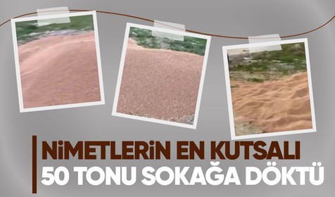 Ankara'da 50 ton buğdayın boş araziye dökülmesinin ardından bakanlık harekete geçti!