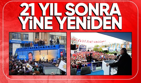 Cumhurbaşkanı Recep Tayyip Erdoğan seçim mitinglerine Afyonkarahisar’da başladı: 21 yıl sonra yeniden