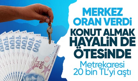 Son Dakika... Merkez bankası açıkladı: Konut fiyatları yüzde 141.5 arttı