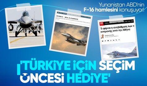 Yunanistan ABD'nin F-16 hamlesini konuşuyor! 'Seçimden önce Türkiye'ye hediye'