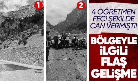 Adana'da 4 öğretmen yamaçtan kopan kayanın altında kalarak feci şekilde can vermişti! Bölgedeki kayalar iş makineleri ile temizleniyor