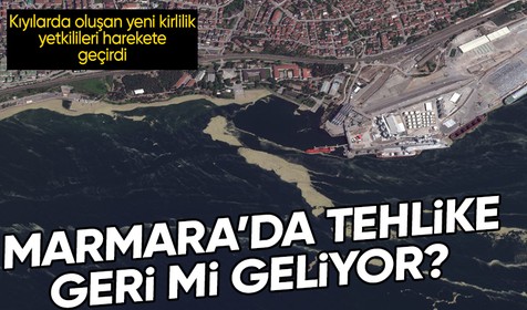Tehlike geri mi geliyor? Marmara Denizi'nde müsilaj endişesine neden olan kütleler yetkilileri harekete geçirdi
