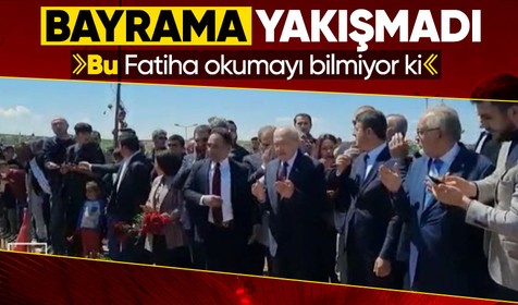 Bayrama yakışmayan görüntü! Kemal Kılıçdaroğlu'na tepki: Bu Fatiha okumayı bilmiyor ki
