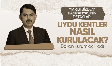 Çevre, Şehircilik ve İklim Değişikliği Bakanı Murat Kurum canlı yayında anlattı! İşte 'Yarısı Bizden' kampanyasının tüm detayları