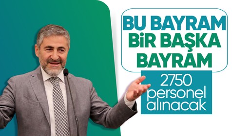 Bakan Nebati, Başkanlıkta  merkez ve taşra teşkilatında çalıştırılmak üzere 2750 personel alınacağını duyurdu