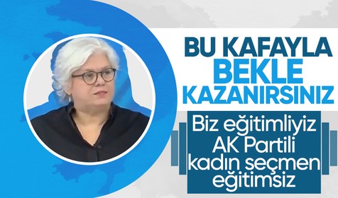 Halk TV ekranlarında Şeyda Taluk'tan AK Partili kadın seçmenlere hakaret: AK Parti'ye oy veren kadın seçmen eğitimsiz