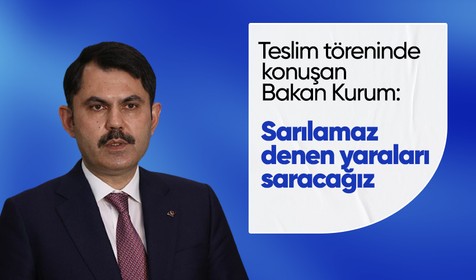 Nurdağı'nda ilk kalıcı konutlar depremzedelere teslim edildi... Bakan Kurum: Sarılamaz denen yaraları saracağız