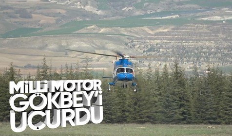 Son dakika haberleri... Yerli ve milli motor TS1400, GÖKBEY helikopterini uçurdu