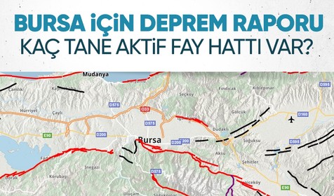 AFAD'dan Bursa için deprem raporu! 14 aktif fay hattı olduğu ortaya çıktı