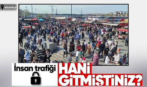 İstanbul'da bayram izdihamı yaşandı! Adım atacak yer kalmadı