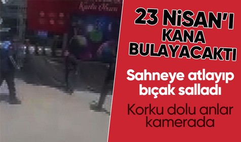 Maltepe'de 23 Nisan kutlamalarında bıçaklı saldırı