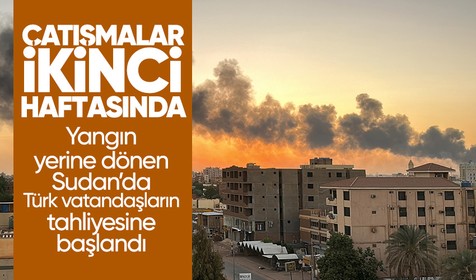Sudan'daki Türk vatandaşlarının tahliyesi başladı