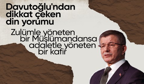 Ahmet Davutoğlu: Zulümle yöneten bir Müslümandansa...