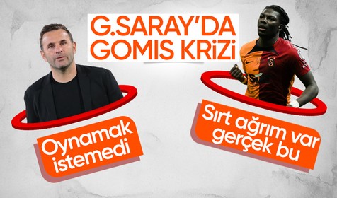 Okan Buruk 'oynamak istemedi' demişti! Gomis'tan cevap gecikmedi!