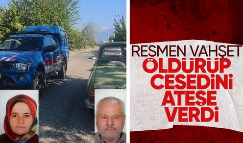 Muğla'nın Seydikemer ilçesinde korkunç olay! Gelinini öldürüp cesedini de yaktı