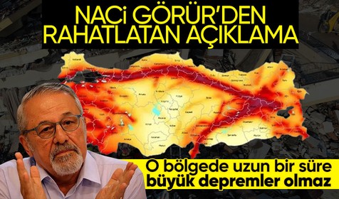 Naci Görür'den deprem riski var denilen bölge için iç rahatlatan haber